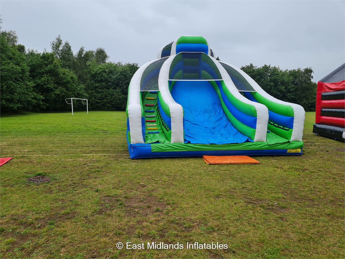 Inflatable slide hire Derby. Suitable for all ages.